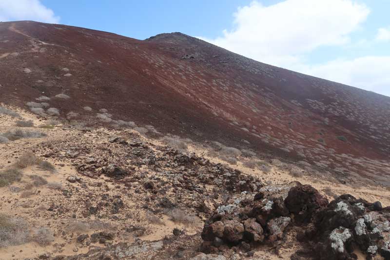 Bermeja Mountain in La Graciosa