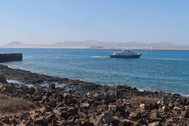 Ferry Port in Lobos Island Fuerteventura